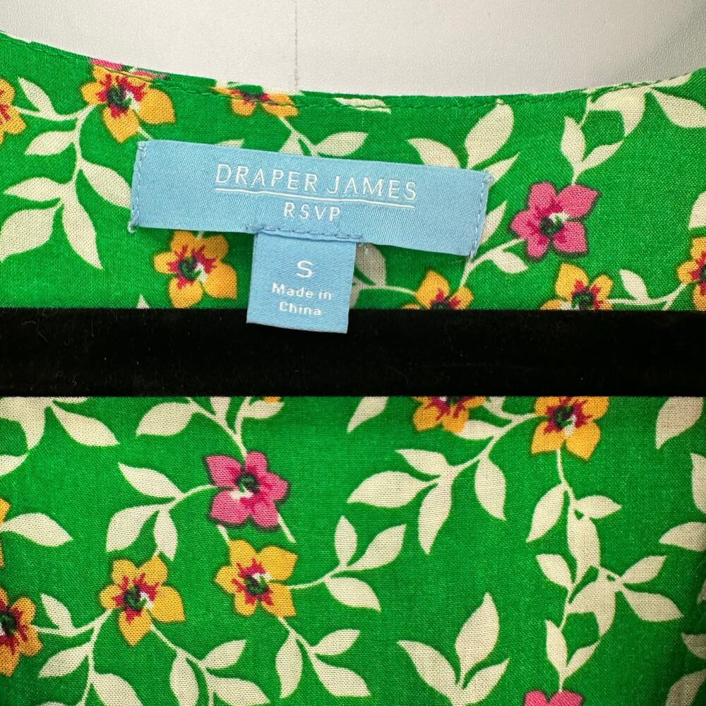 Draper James RSVP Green Floral Midi Dress Size small - Picture 7 of 8